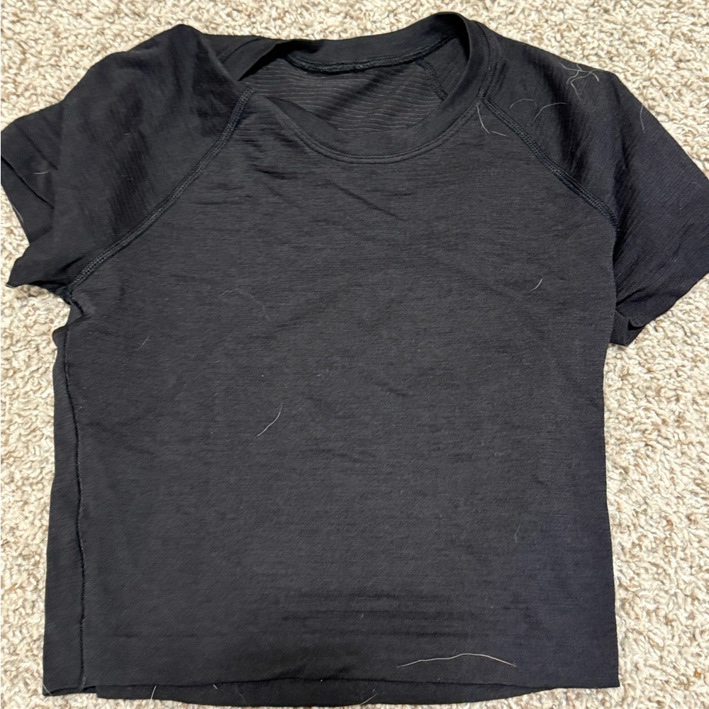 Lululemon Athletica Black Short Sleeve Tee